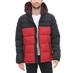 Men's Winter Hooded Red and Black Puffer Jackets <b>Warm</b> Thick Top Quality Down Coats Male Winter Down Man Puffer Jackets - Product Image 6