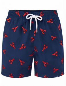 Shorts de bain personnalisés pour hommes, imprimé animal, sportifs, 100% polyester, séchage rapide, respirants, légers, fabricant OEM ODM de maillots de bain d'été - Product Image 4
