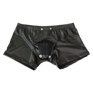 Pantalones Cortos de Cuero Profesionales al por Mayor, Estética Minimalista, Acabado Mate de Alta Definición, Personalización de Marca, Venta al por Mayor de Fábrica - Product Image 5