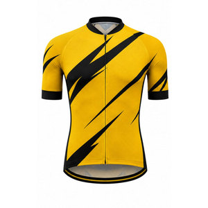 เสื้อปั่นจักรยานแขนสั้นสีไล่ระดับสีผู้ชายแห้งเร็วระบายอากาศได้ดีป้องกันเหงื่อเสื้อจักรยานเสือหมอบ MTB ชุดกีฬาแข่งจักรยาน - Product Image 2