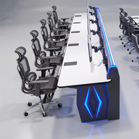 Console de travail ergonomique réglable en hauteur pour poste de contrôle et de surveillance, idéale pour centre de commandement 911