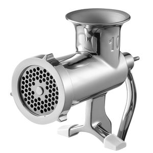 Tritacarne Manuale in Acciaio Inox 304 con Morsetto da Tavolo e 1 Lama di Taglio, Usato, per Industrie Agricole e Produzione di Salsicce - Product Image 1