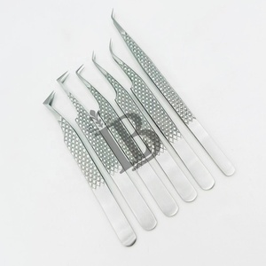 แหนบต่อขนตาคุณภาพสูงรุ่นใหม่ สแตนเลสสีเงิน ทนทาน โค้งงอ 90 องศา - Product Image 4