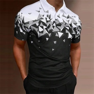 Camiseta de polo personalizada para hombre, Camiseta deportiva informal de secado rápido de verano con solapa, manga corta, transpirable, patrón sólido, suministro ODM - Product Image 2