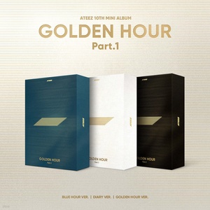 อัลบั้มต้นฉบับภาษาเกาหลีของวง ATEEZ - GOLDEN HOUR : Part 1 - Product Image 1