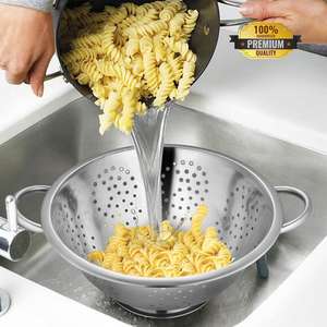 JAGDAMBA CUTLERY LIMITED Passoire et égouttoir allemands en acier inoxydable 500g - Product Image 3