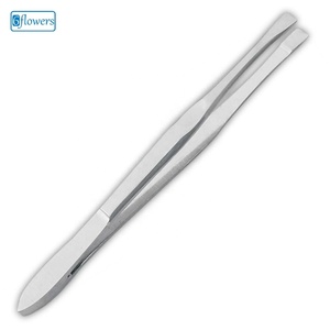 แหนบถอนคิ้วสแตนเลสแบบปลายตรงทนทานดีไซน์คลาสสิก - Product Image 1
