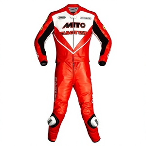 Combinaison de course MotoCP Eddie Lawson Cagiva 1 pièce en cuir de vachette/crocodile pour moto, combinaison de piste/conduite MotoCp pour motard de niveau - Product Image 1