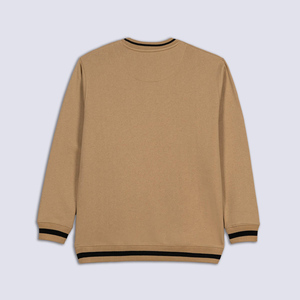เสื้อสเวตเชิ้ตผู้ชายสีพื้น คอกลม ปักโลโก้ได้ ไซส์ผู้ใหญ่ สวมใส่สบายๆ ในฤดูหนาว แขนยาว - Product Image 2