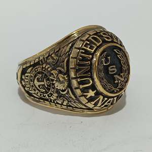 แหวนทองเหลืองสไตล์โมเดิร์นประดับเพชรซิร์คอน |   บริการแบบปรับแต่งเฉพาะบุคคล |   สำหรับทุกเพศ - Product Image 3