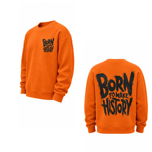 <b>Mens</b> Waffle Knit Sweatshirt Textured Long Sleeve Crewneck Casual Pullover <b>Thermal</b> <b>Top</b> Custom OEM Streetwear Manufacturer Factory - Product Image 5