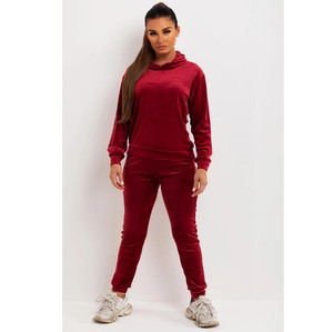 Custom <b>Women's</b> Velvet <b>Tracksuit</b> Set | Premium <b>Velour</b> Hoodie & Jogger Pants | OEM ODM Wholesale Sportswear Manufacturer - Product Image 4