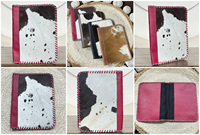 Funda de Biblia de Cuero de Vaca con Pelo de Lujo 2026, Fundas de Cuero Genuino de Alta Calidad para Libros, Diarios, Cuadernos de Viaje y Escritura