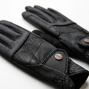 Equestrian Horse Riding Gloves Full <b>Finger</b> Windproof Summer Leather Drawstring Closure Outdoor Sports Horse Racing Unisex - Product Image 6