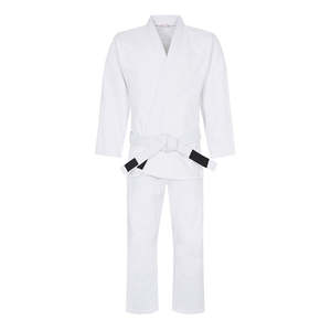 Uniforme de Artes Marciales de la Mejor Calidad, Doble Tejido, 950g, Gi de Judo Blanco con Cinturón Blanco en Venta, Hecho en Pakistán - Product Image 4