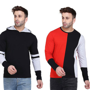 Suéter de Punto Casual para Hombre, Cuello Redondo, Manga Larga con Cierre, Color Rojo, Negro y Gris, Corte Regular, para Invierno - Product Image 5