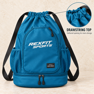 Mochila Personalizada para Jugadores de Pádel con Cierre Inferior, Bolsillo Frontal y Bolsillos Laterales de Malla, Bolsa Deportiva Personalizada Rexfit para Raquetas - Product Image 6