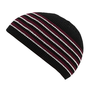 Bonnet Kufi Élastique Musulman en Gros avec Motifs Rayés et Couleurs Personnalisées – Nouveauté Tendance - Product Image 3