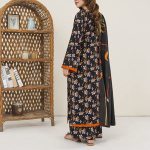 Conjunto de Vestido Khaddar de 3 Piezas para Mujer, Casual, de Alta Calidad, con Bordado Personalizado e Impresión Digital, Traje Shalwar Kameez para Damas - Product Image 3