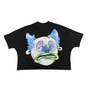 เสื้อยืดครอปสีพื้นแบบขายส่งรุ่นใหม่ล่าสุด รับสกรีนลายตามสั่ง แฟชั่นสตรีทสุดฮิต ทรงปกติ ผ้าถัก - Product Image 2