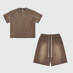 Conjunto Deportivo Casual de Verano para Hombre, Dos Piezas, Camiseta de Manga Corta con Pantalones Cortos, Traje para Gimnasio, Fitness, Running - Product Image 3