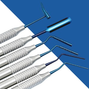 BAFA SURGICAL INSTRUMENTS BS-0988 Juego de Instrumentos Manuales para Injerto Óseo Dental, Mango Azul con Diseño Acanalado, Herramientas Quirúrgicas Clase I, 6 Piezas - Product Image 2