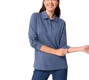 Women Polo Shirts Low MOQ <b>Stretch</b> Performance Polo Fast Delivery for Promotional Campaigns - Product Image 4