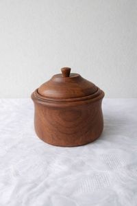 Wooden Spice <b>Jar</b> <b>Storage</b> Container Classic Design Multifunction 250mL Capacity Eco-Friendly Durable Wooden Lid Seasoning - Product Image 5
