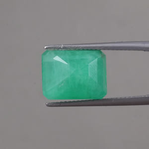 Émeraude naturelle certifiée IGI, pierre précieuse en vrac, 7,15 carats, taille émeraude 13x10mm, vente en gros, vert premium, bijoux fins, pierre précieuse légère - Product Image 3