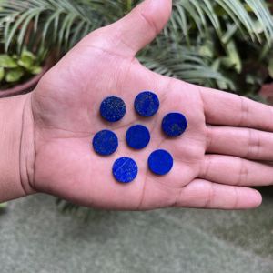 ราคาขายส่ง หินลาพิส ลาซูลีสีน้ำเงินธรรมชาติ ขัดเงา ทรงคาโบชอง เปลี่ยนสีได้ ใช้ทำเครื่องประดับ มีหินให้เลือกมากมาย จากเจียปุร์ เจมส์ - Product Image 4