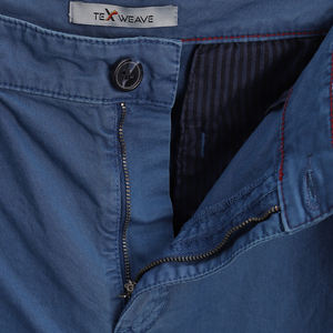 Pantalons chino en coton de luxe sur mesure, coupe ajustée, extensibles, pour hommes, vente en gros - Product Image 5