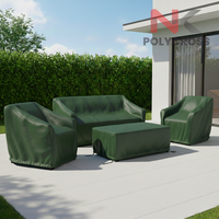 Housse de protection pour meubles de patio extérieur sur mesure, imperméable, anti-UV, résistante aux déchirures, pour canapé, table et chaises de jardin