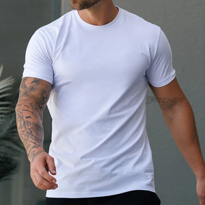 Custom <b>100</b>% Cotton Heavyweight Knitted Solid Oversized T-<b>Shirts</b> Custom Logo Printing Eco-Friendly Quick Dry Breathable Anti-UV - Product Image 5