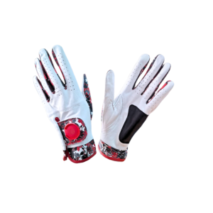 Gant de golf en cuir Cabretta véritable, main droite, antidérapant, unisexe, léger, imperméable, impression par sublimation, à enfiler, pour le sport - Product Image 2