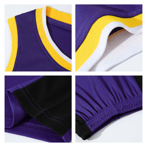 Nouvel ensemble d'uniformes de basketball unisexe 2026, imprimé, respirant, grande taille, coupe ajustée, séchage rapide - Product Image 3