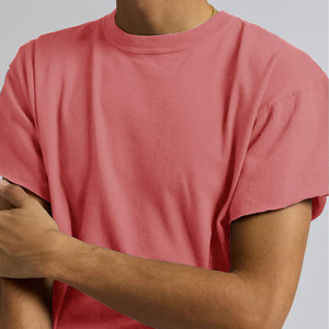 T-shirt Homme Oversize Personnalisé avec Logo Imprimé DTG, Col Rond Uni, Coupe Ample et Droite, 100% Coton, Épaules Tombantes - Product Image 3
