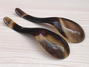 Natural Buffalo Horn Honey Spoon <b>Set</b> <b>for</b> Coffee, <b>Tea</b>, Wine & <b>Party</b> Use Handmade Kitchenware Utensils Dinnerware - Product Image 5