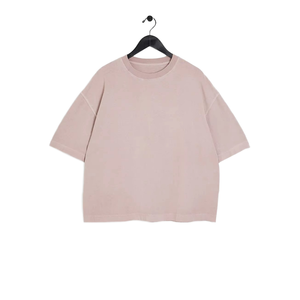 ผู้ผลิต OEM รับผลิตเสื้อยืดคอตตอนทรงโอเวอร์ไซส์แบบวินเทจ ย้อมสีแบบแอซิดวอช น้ำหนัก 230 กรัม พรีเมียม สกรีนโลโก้ตามสั่ง ขายส่ง สำหรับทั้งชายและหญิง สวมใส่สบาย - Product Image 1