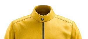 High Quality <b>Men's</b> PU <b>Leather</b> <b>Jacket</b> Stand Collar Zipper Closure - Product Image 2