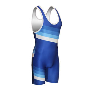 Singlet Deportivo Sublimado de Buena Calidad para Hombre, Ligero, de Secado Rápido, para Lucha Libre, Yoga, Entrenamiento, Fisicoculturismo, Servicio OEM - Product Image 4