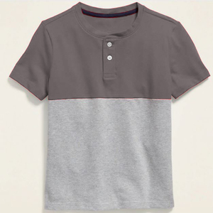 T-shirt homme en coton bio de haute qualité, boutonné, respirant, style streetwear, décontracté, mode, formel, pour l'été - Product Image 3