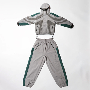 Veste et pantalon de survêtement coupe-vent pour homme de haute qualité, imperméables, avec logo personnalisé, streetwear, OEM, en gros - Product Image 6