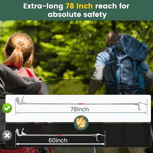 Top Selling Professional Collapsible Snake Tongs Reptile Catcher Stick Rattlesnake Grabber <b>Pick</b>-<b>up</b> Handling <b>Tool</b> Snake Tong - Product Image 6