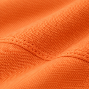 Polo de Algodón Piqué de Alta Calidad, Color Naranja, Corte Clásico, Personalización de Marca, Fabricante OEM ODM - Product Image 6