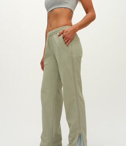 Pantalon de jogging décontracté pour femme en polyester/coton, taille élastique mi-haute, coupe droite, longueur cheville moyenne, pour activités de plein air, service OEM, le meilleur - Product Image 2