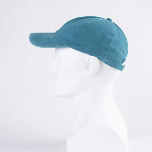 2026 Custom Teal Blue acid Washed 100%Cotton <b>Baseball</b> <b>Cap</b> <b>Plain</b> Unstructured Dad Hat Adjustable Outdoor Sport Sun Hat For mens - Product Image 2