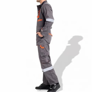 Windproof Polyester Hi Vis Coverall Suit High Visibility <b>Work</b> Wear Uniform Suits Durable <b>Construction</b> Safety Uniform Coverall - Product Image 5