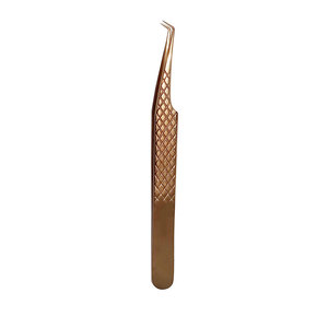 Pinzas Profesionales para Extensión de Pestañas con Nuevo Diseño de Mango en Forma de Corazón, Pinzas para Pestañas con Logotipo Personalizado, Pinzas de Acero Inoxidable - Product Image 3