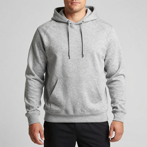 เสื้อฮู้ดดี้ผู้ชายไซส์ใหญ่สำหรับฤดูหนาว ทรงปกติ กันน้ำ ผลิตจากโพลีเอสเตอร์/ไนลอน ผ้าฟลีซแบบสวม มีกระเป๋า ดีไซน์ปักลาย รับผลิตแบบ OEM - Product Image 4