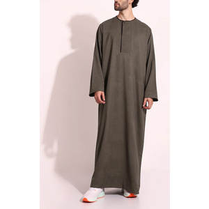 Tendances 2026 : Jubba islamique pour hommes, haute qualité, anti-rétrécissement, manches longues, service OEM personnalisé, thobe / thawb - Product Image 1